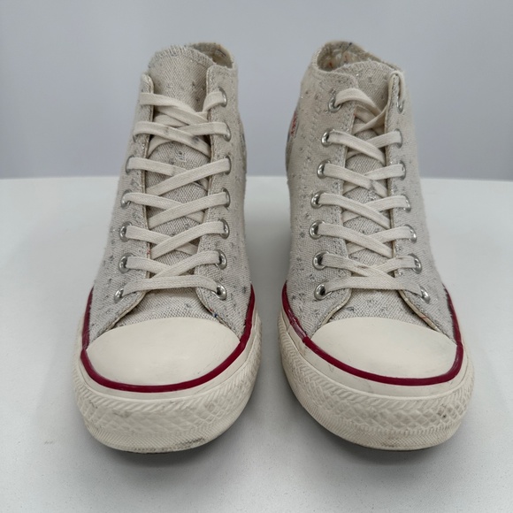 Converse Chuck Taylor All Star Lux White High-Top Sneakers size 9 547191C - Picture 3 of 11